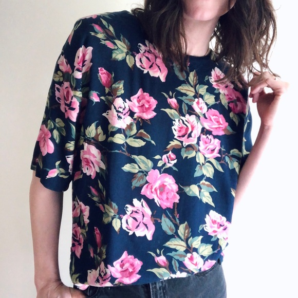 Vintage flower blossom blouse - Picture 5 of 15
